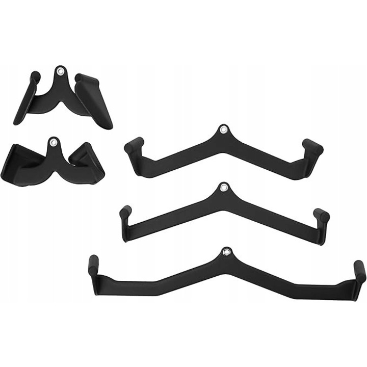 Set 5 capace cablu, Culoare Neagra, Dimensiuni Diverse