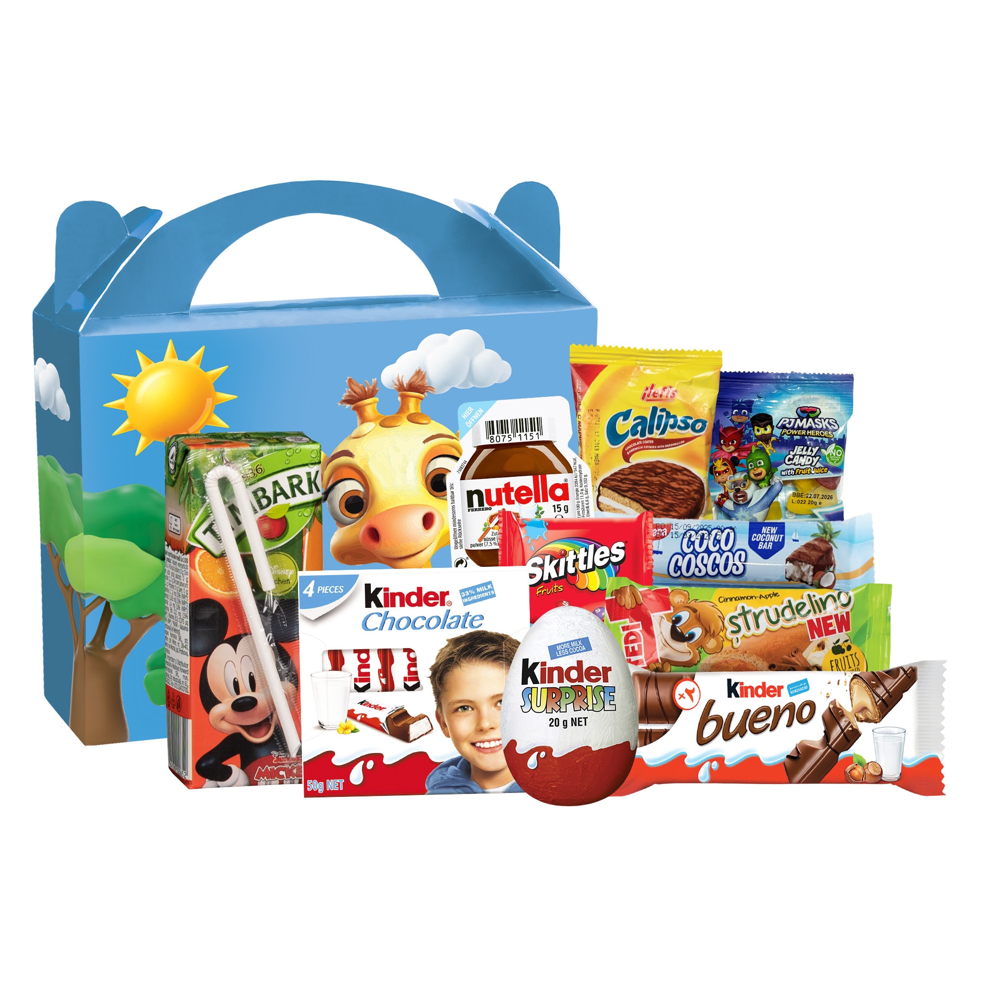Pachet cadou copii Jolly - Gift Idea, cu suc Tymbark, ciocolatele