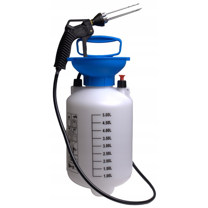 Injector de carne 5l, 3 ace din otel inoxidabil, presiune 4 bar