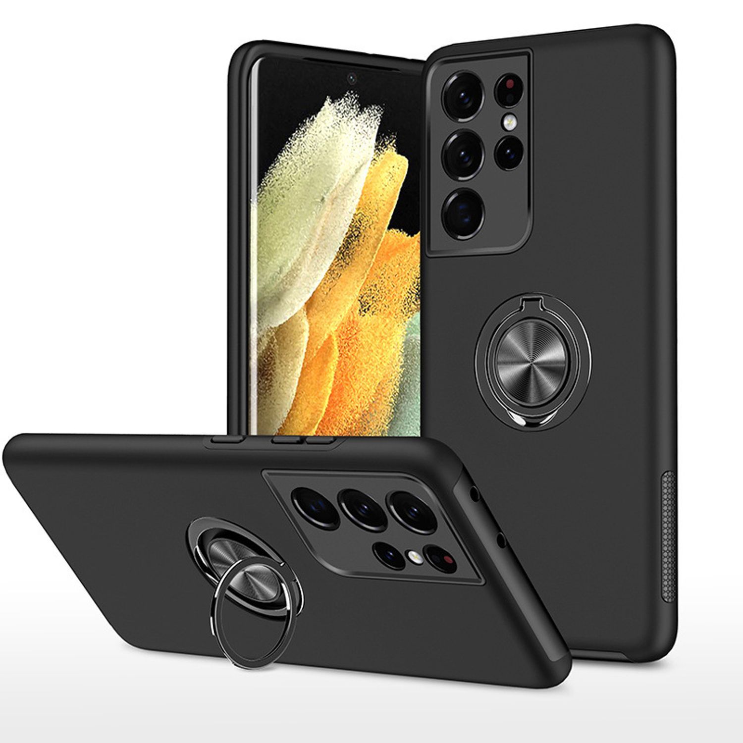 Husa pentru Samsung S26 Ultra, MagSafe, si Suport Integrat Tip Kickstand Protectie Antisoc Rezistenta la Impact, Negru