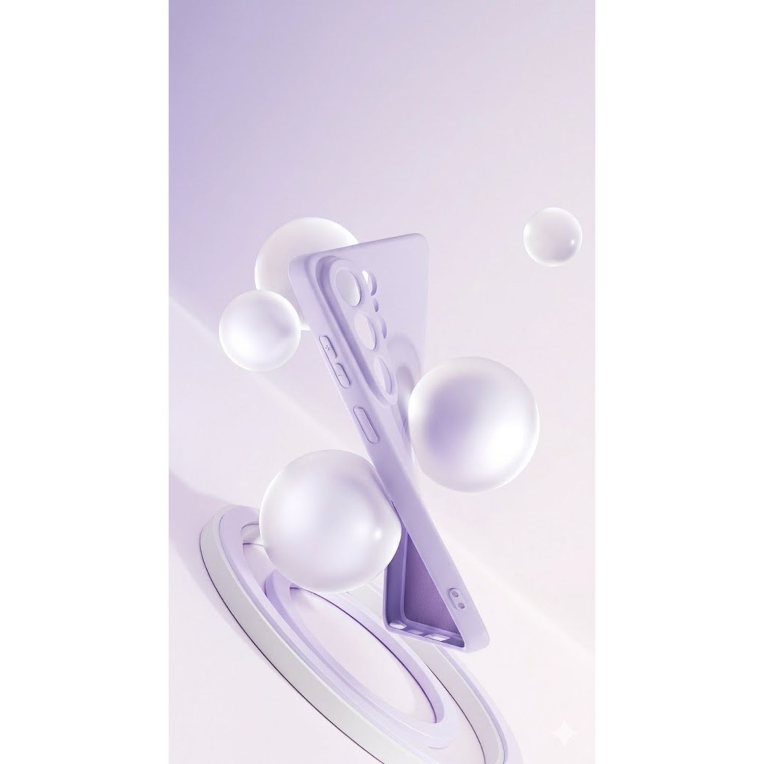 Husa MagSafe pentru Samsung Galaxy S26 Ultra, Silicon Premium Soft Touch, Protectie Microfibra la Interior, Antisoc, Albastru Deschis