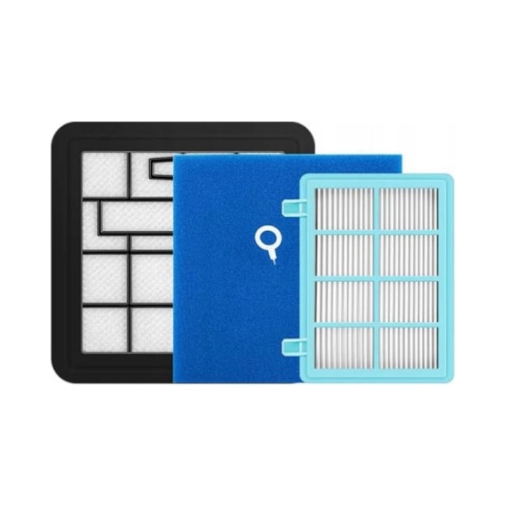 Set filtre Exim pentru aspiratoare Philips, compatibil cu PowerPro Compact, PowerPro City, PowerPro Active, 1 bucata