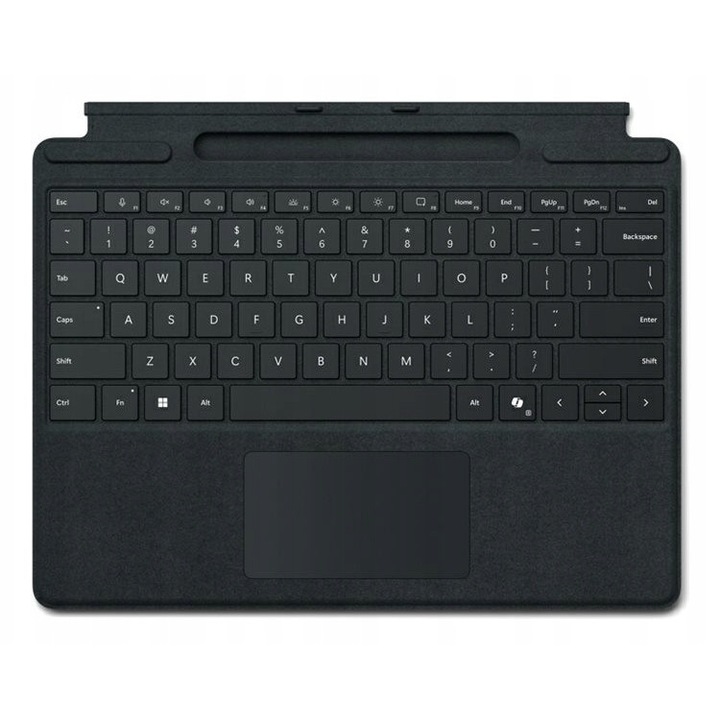 Tastatura mecanica Microsoft pentru Surface Pro 8/9/10/11/X, neagra, cu touchpad, iluminare, set