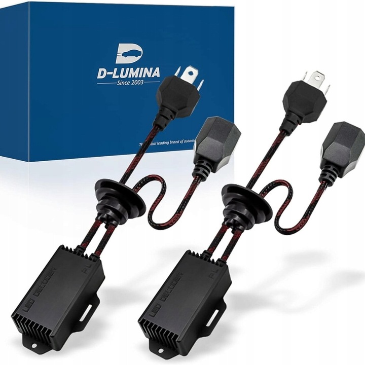 Set Dekodere Canbus D-Lumina H4 LED, 2 buc, 100% waterproof, 9V-16V, dimensiuni standard