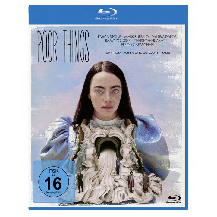 Film Blu-ray Poor Things, regizat de Yorgos Lanthimos, cu Emma Stone, Willem Dafoe, 2023