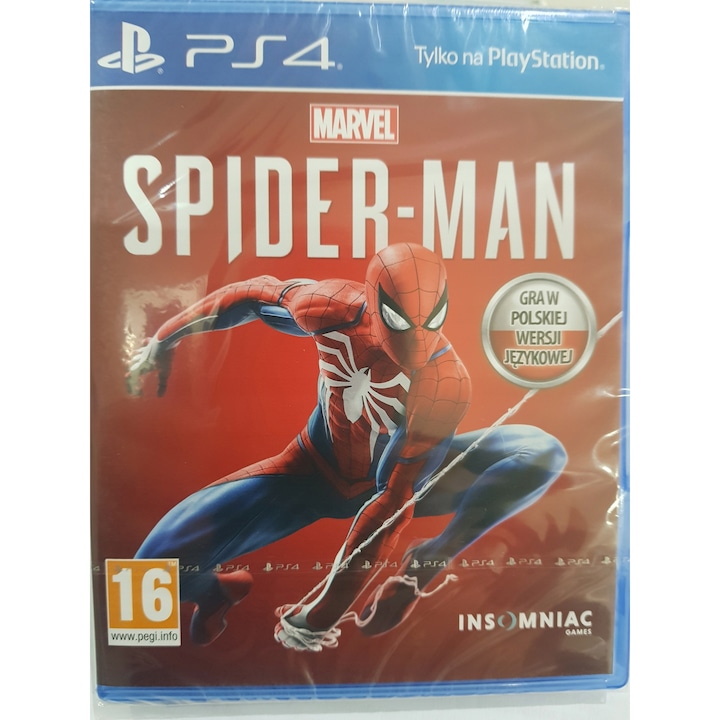 Joc PS4, Insomniac Games, Spider-Man, actiune, nou, Blu-ray