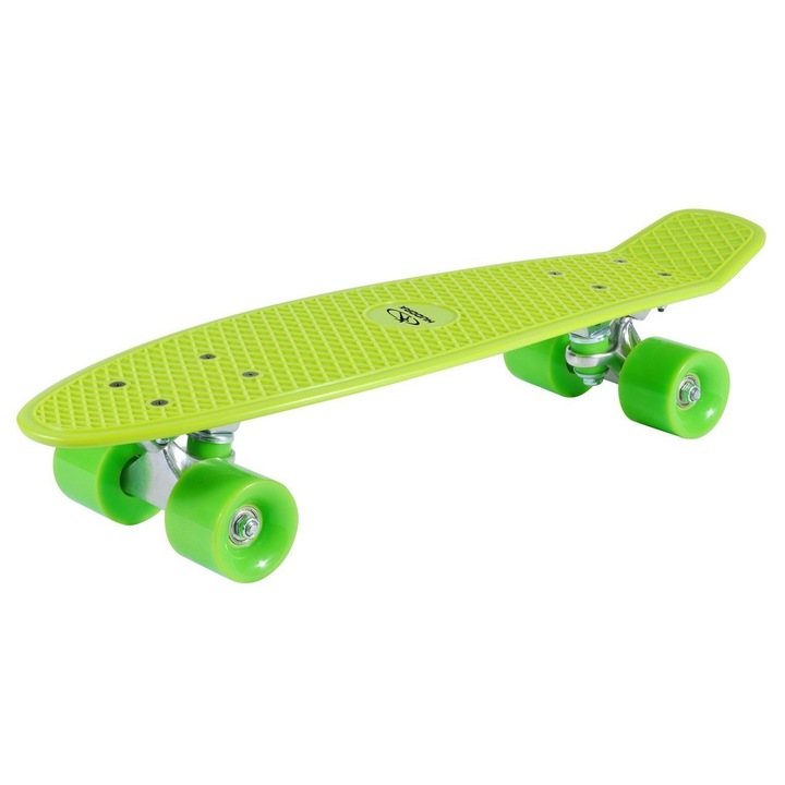 Deskorola Retro Lemon Green, 57x15x11,5cm, greutate 1,75kg, capacitate maxima 100kg