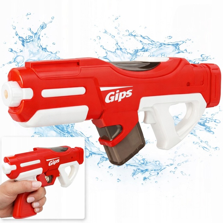 Pistol electric de apa, automat, design atractiv, culoare aleatorie, 10 secunde umplere, set de jucarii