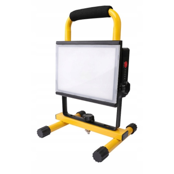 Lampa de lucru LED 20W, acumulator, 180x180x45mm, IP66, set cu incarcator auto