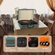 Грамофон Mersoco M435 33/45/78, Bluetooth, AUX, 35,3x25,8x11,6см, син