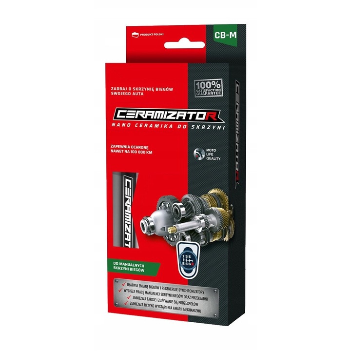 Ceramizator CB-M kézi sebességváltó védelmére és revitalizálására, 100.000 KM, 250ml