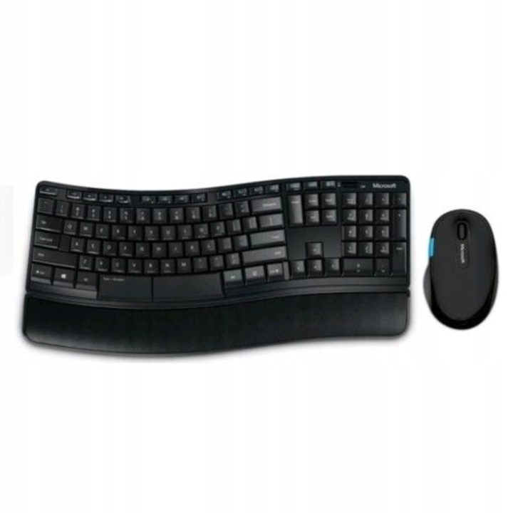 Set tastatura si mouse Microsoft Sculpt Comfort, QWERTY, ergonomic, wireless, negru