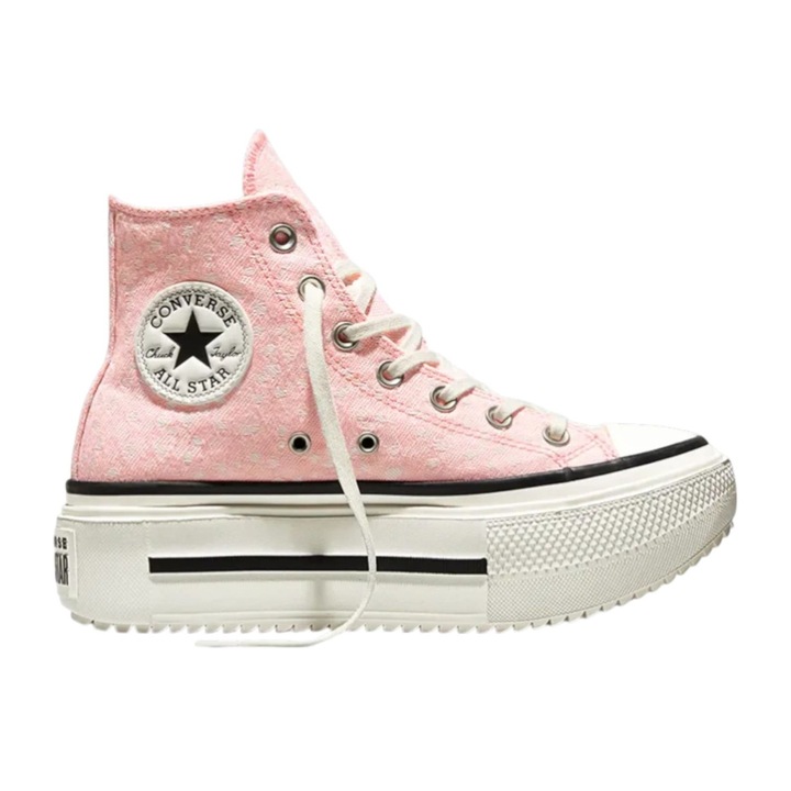 Pantofi sport Converse Chuck Taylor All Star Double Stack 56734, Roz