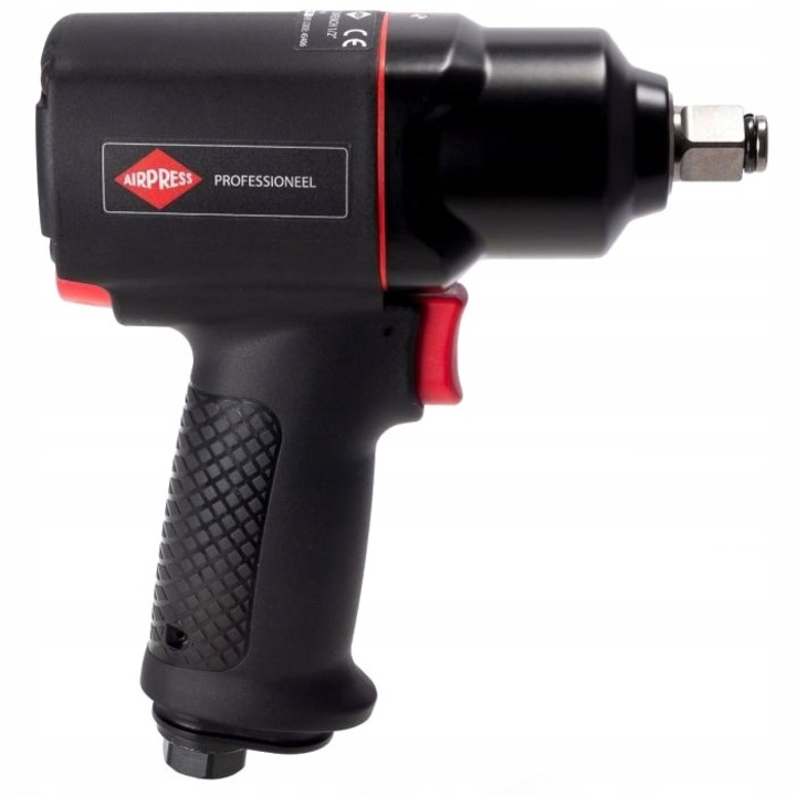Пневматичен гайковерт Airpress 1/2", 624 Nm, 142mm, 1,24kg