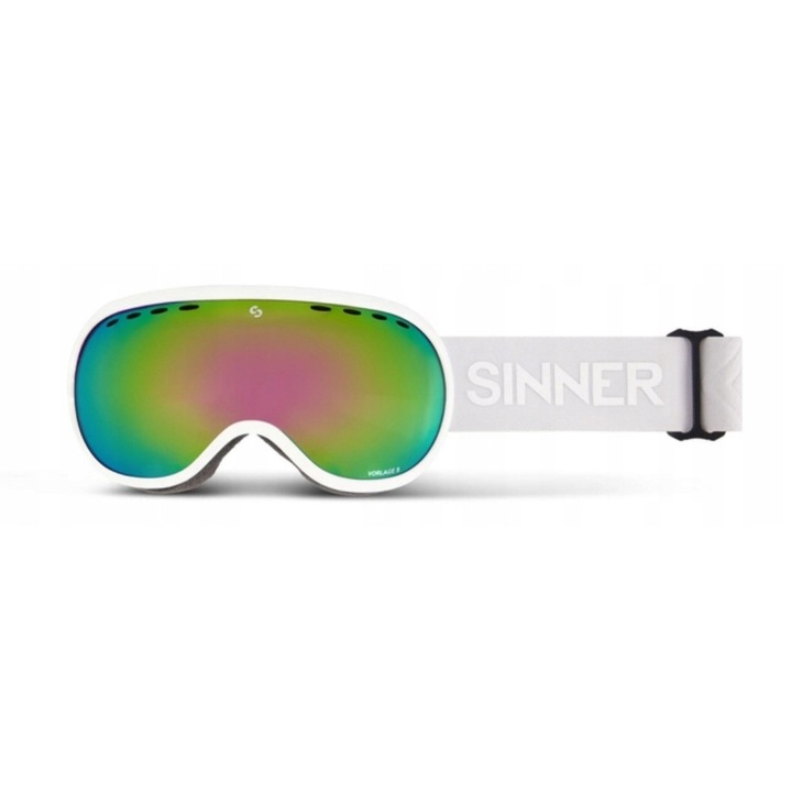 Ски очила Sinner VORLAGE MATTE WHITE, 100% UV, универсален размер