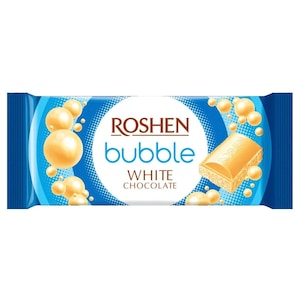 Ciocolata Aerata Alba, Roshen, 4 x 80 g