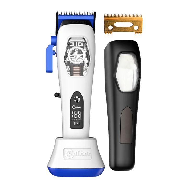 Aparat de tuns Caliber Disruptor ZR, motor Vector, cordless, display digital, negru