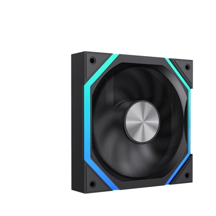 Ventilator 120mm ARGB PWM Gamemax FN12A-N2 Reverse PWM Negru