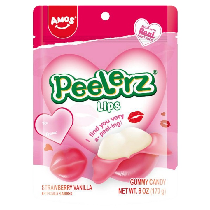 Jeleuri, Amos Peelerz Gummy Lips – 65 g