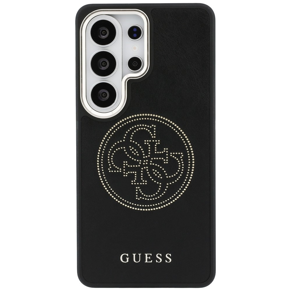 Husa pentru Samsung Galaxy S26 Ultra Guess Perforated Logo MagSafe, MagSafe, Incarcare wireless, Protectie ridicata, Calitate premium, Negru