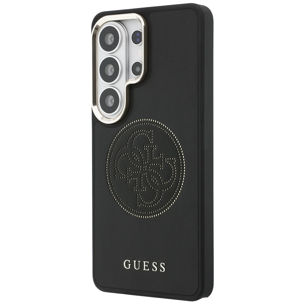 Husa pentru Samsung Galaxy S26 Ultra Guess Perforated Logo MagSafe, MagSafe, Incarcare wireless, Protectie ridicata, Calitate premium, Negru
