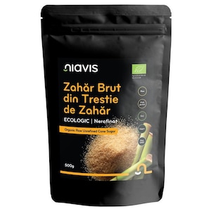 Zahar Brut din Trestie de Zahar Nerafinat Ecologic BIO 500g NIAVIS