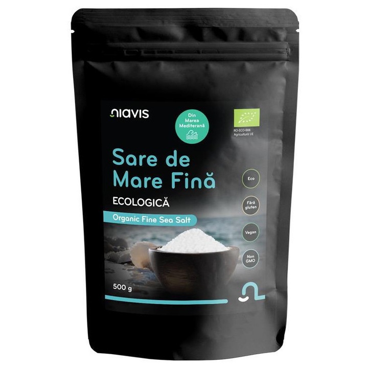 Sare de Mare Fina Ecologica BIO 500g NIAVIS