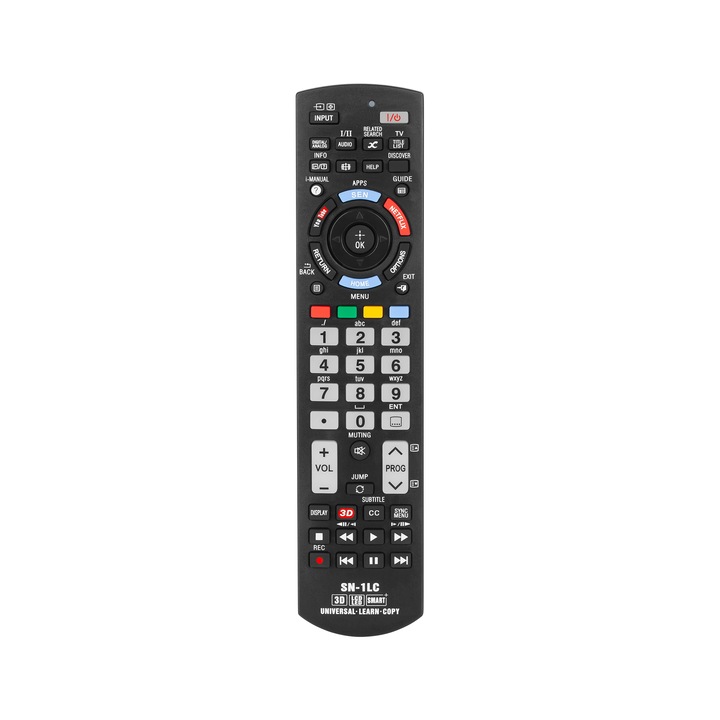 Univerzális távirányító LED/LCD televíziókhoz, Sony modellekkel kompatibilis, ergonomikus kialakítás, 2 db AAA elemmel működik