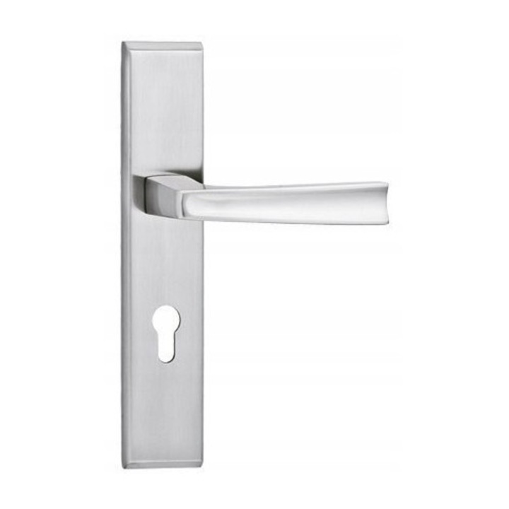 Manere usa set 2 bucati, Maja, patina, 72x90x92mm, nichel periat