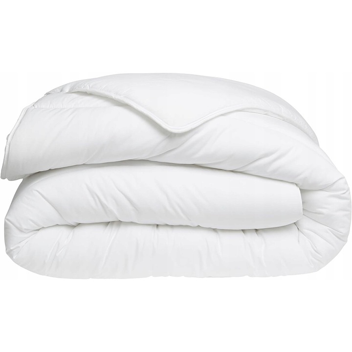 Patura Dodo Arizona 200x200 cm, alba, din poliester, ultra moale, ecologica