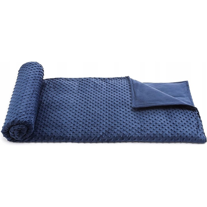 Patura grea pentru copii, 104x152cm, 4,5kg, hipoalergenica, cu husa din microfibra, design prietenos pentru copii
