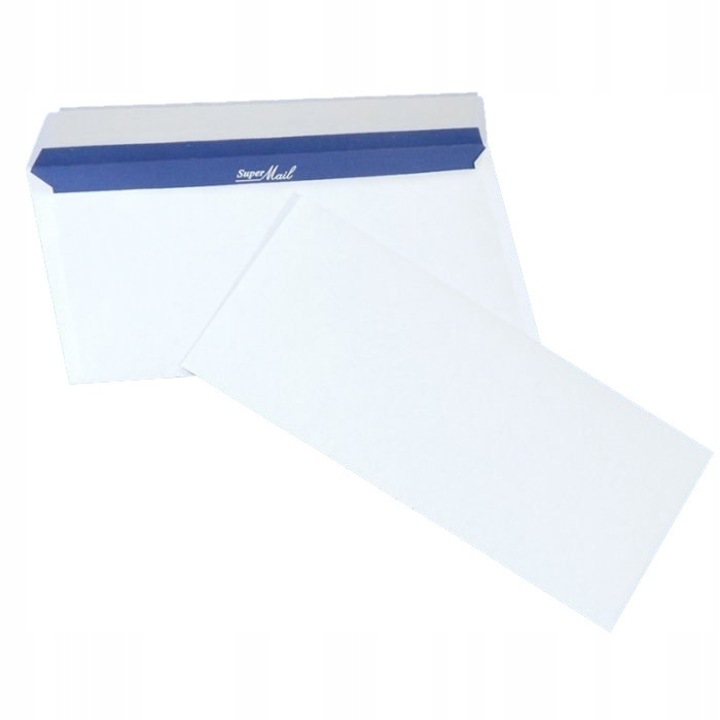 2 csomag standard DL boríték, 400 db, 110x220mm, fehér, 100 g/m2