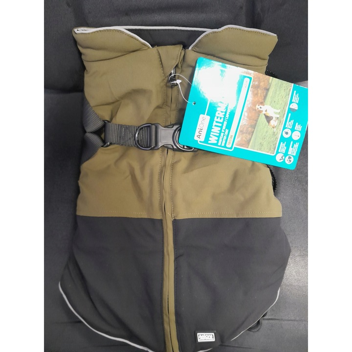 Jacheta pentru animale de companie, Kurteczka AniOne, neagra, 40cm
