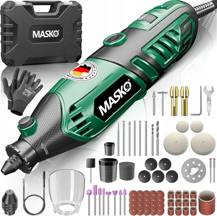 Unelte multifunctionale MASKO 200W, 141 elemente, 40000RPM, set