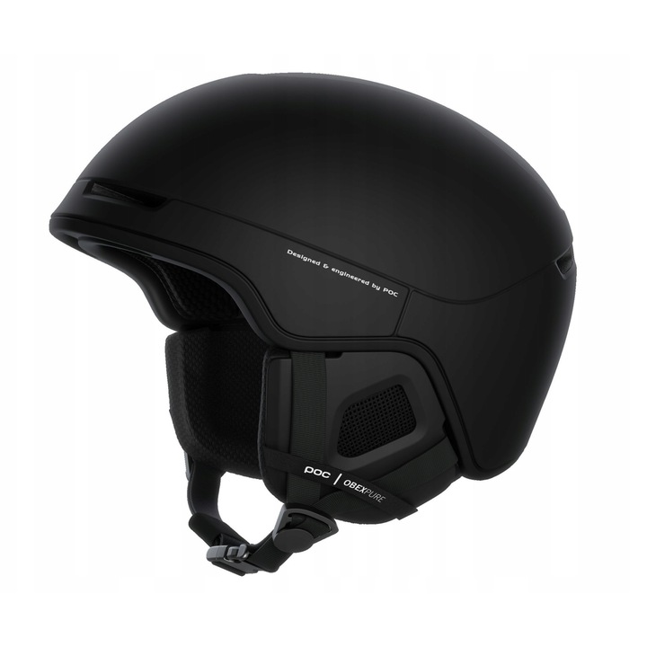Kask narciar POC Obex Pure, negru, 55-58cm, sistem de ajustare 360, compatibil cu casti Obex
