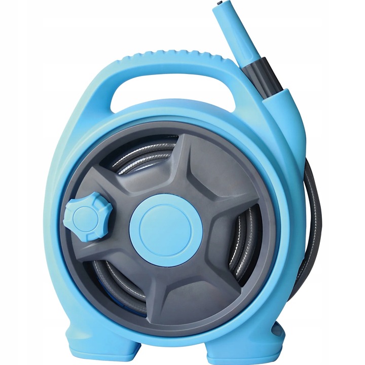 Комплект градински маркуч 10м, 1,50м свързващ маркуч, включени аксесоари, многоцветен