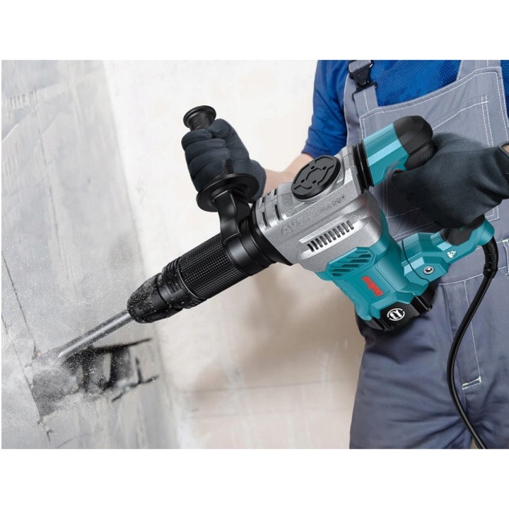 Ciocan rotopercutor Eneacro SDS-Max 1300 W 4100 BPM 20 J, 5,8 kg, design ergonomic