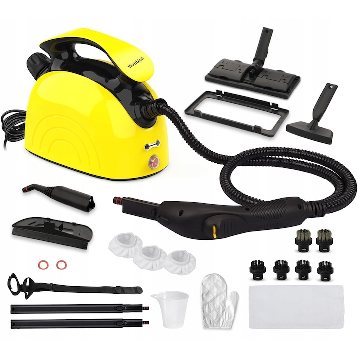 Mop parowy Waitbird, set 21 accesorii, 1,08L, 120C, multicolor