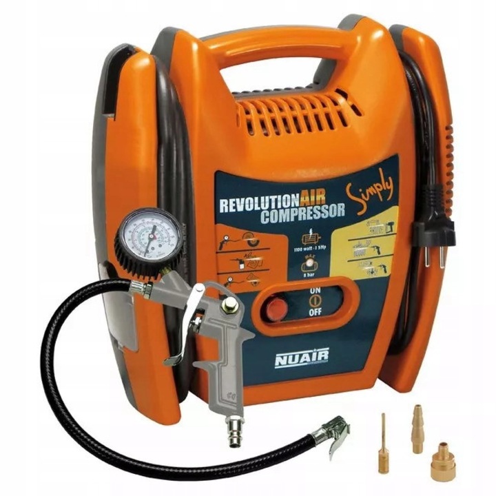 Kompresor Revolution Air 1,5 KM, 8 bar, 180 l/min, 5,5 kg