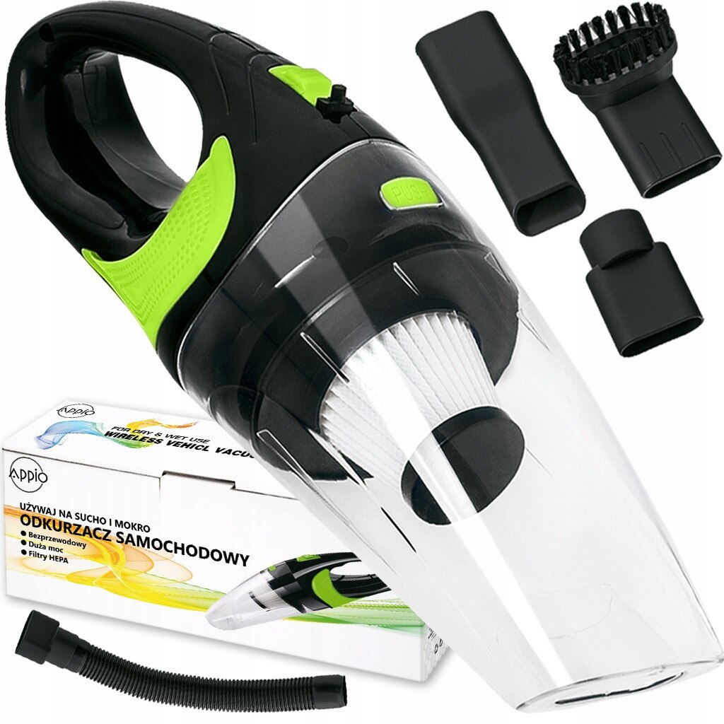 Aspirator de mana fara fir 120W, negru