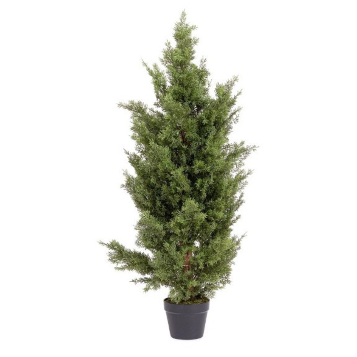 Műfenyő cserépben 120h