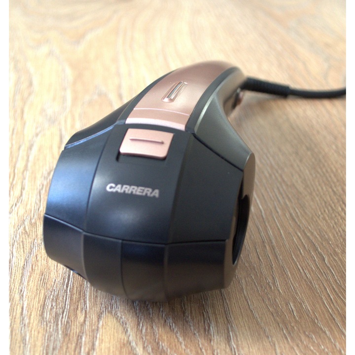 Ondulator automat Carrera Curl Twist, ceramic, pentru toate tipurile de par, 60 min auto-oprire