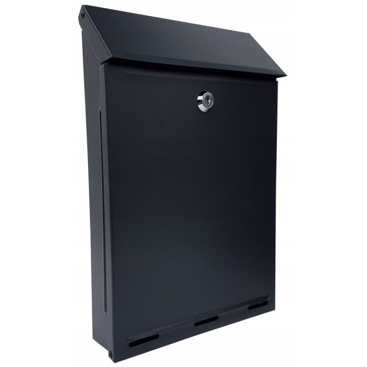 Cutie postala FANA Campagne antracit 400x250x103mm, metalica, cu 2 chei, rezistenta la intemperii