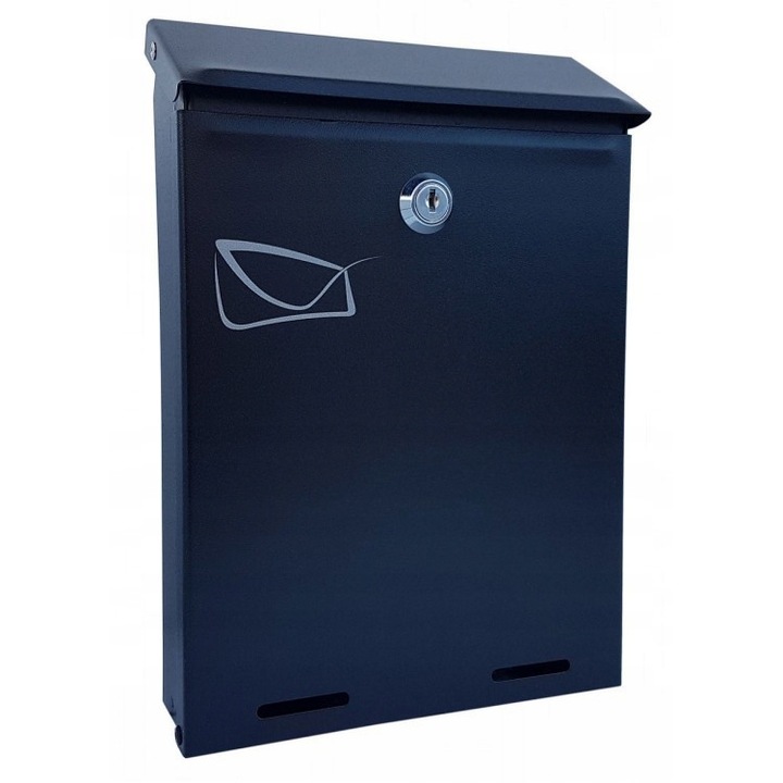 Skrzynka na lista, YORK, metal, culoare la alegere, 26x18,5x5,5cm