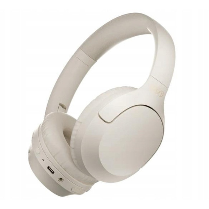 Безжични слушалки QCY H2 PRO Bluetooth 5.3, бели, с контрол на звука