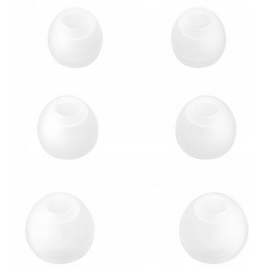 Casti cu fir AKG EO-IC100, in-ear, 3 perechi de dopuri, alb, 1,2m