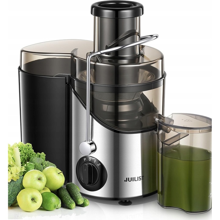 Sokovirowka Juilist AMR-526 400W 3 viteze, inox, 34x31,1x20,1cm, negru-argintiu, set cu perie de curatare