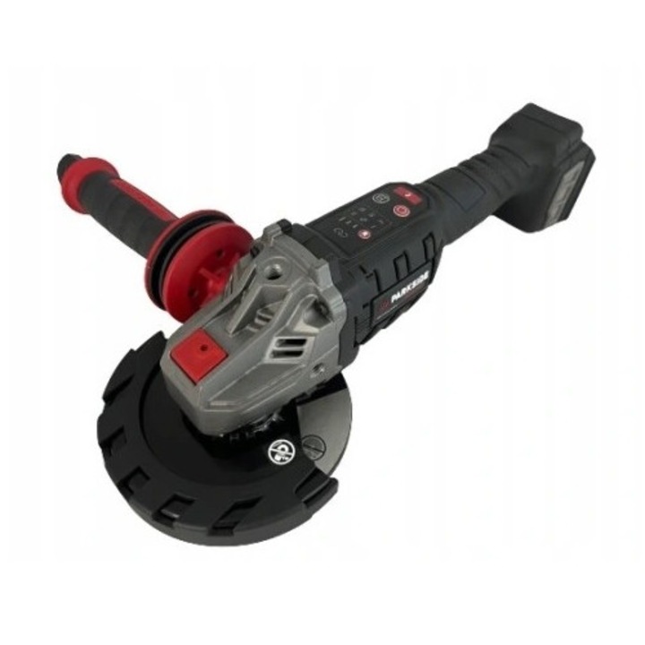 Ъглошлайф Parkside PWSAP 20V 125mm безчетков, черен 34.2x14.4x10.6cm
