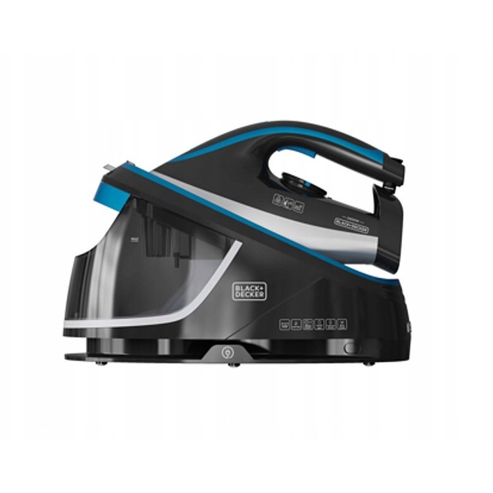 Generator de aburi Black+Decker BXSS2401E, 2400W, ceramica, 1,5l, negru