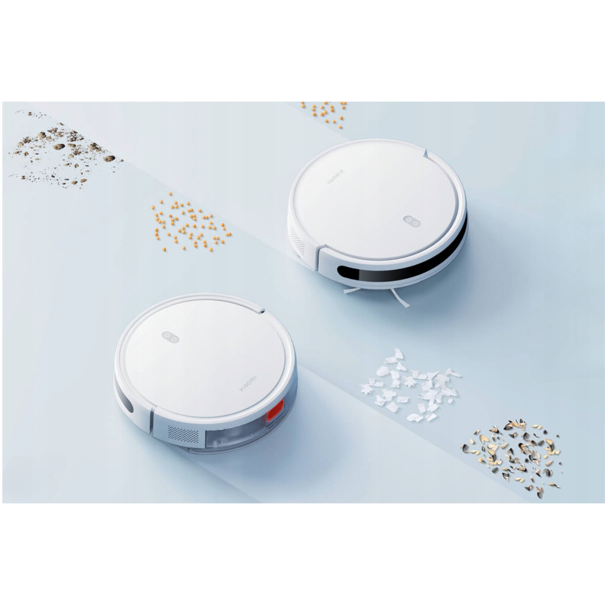 Aspirator robot Xiaomi E10, putere 4000 Pa, mopare, alb, set complet, 32x8x32cm